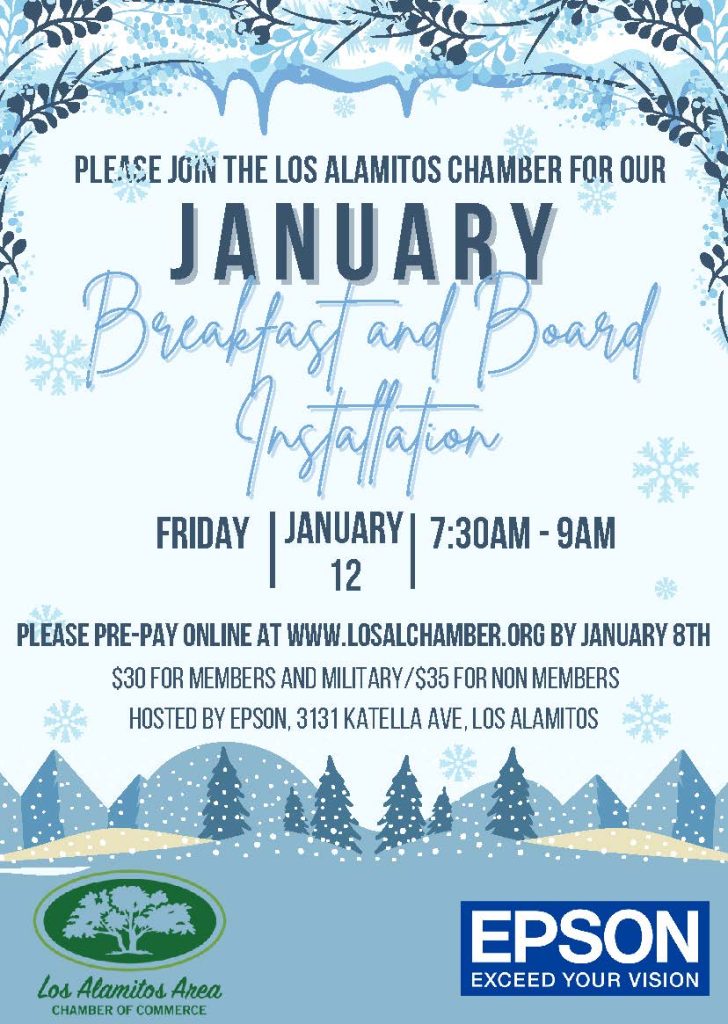 January 2024 Chamber Board Installation Breakfast