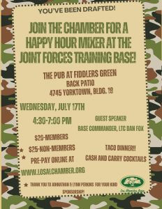 Los Al Chamber Mixer. Wednesday, July 17th @ The Pub on JFTB.